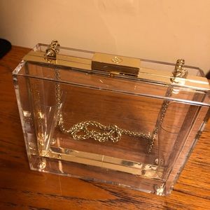 Tory Burch Laken Clear Clutch